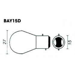 Ampoule de feu arrière 6V 21/5W