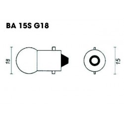 Ampoule 6 Volts 10W BA15S