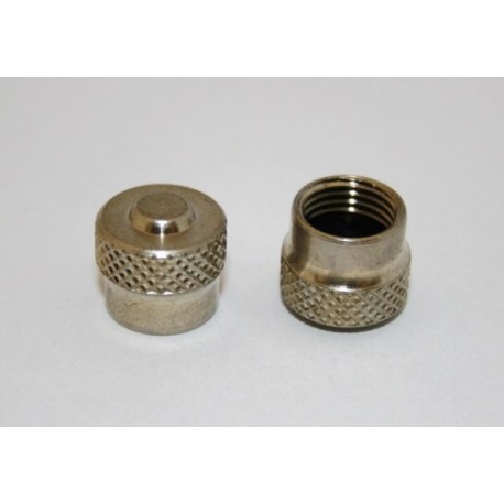 Bouchons de valve nickelé (x2)