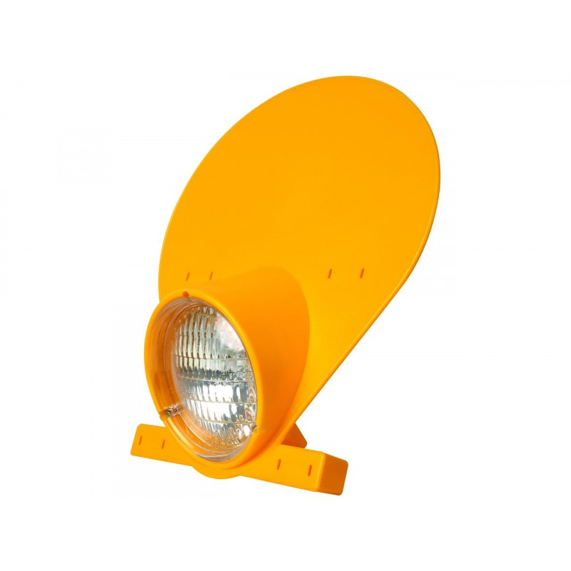 Plaque phare Preston Petty jaune Enduro Vintage