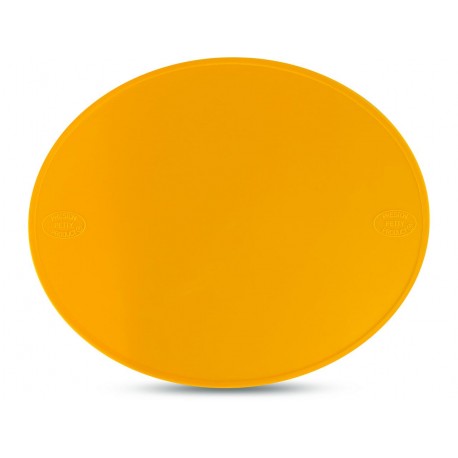 Plaque à numéro Preston ovale jaune