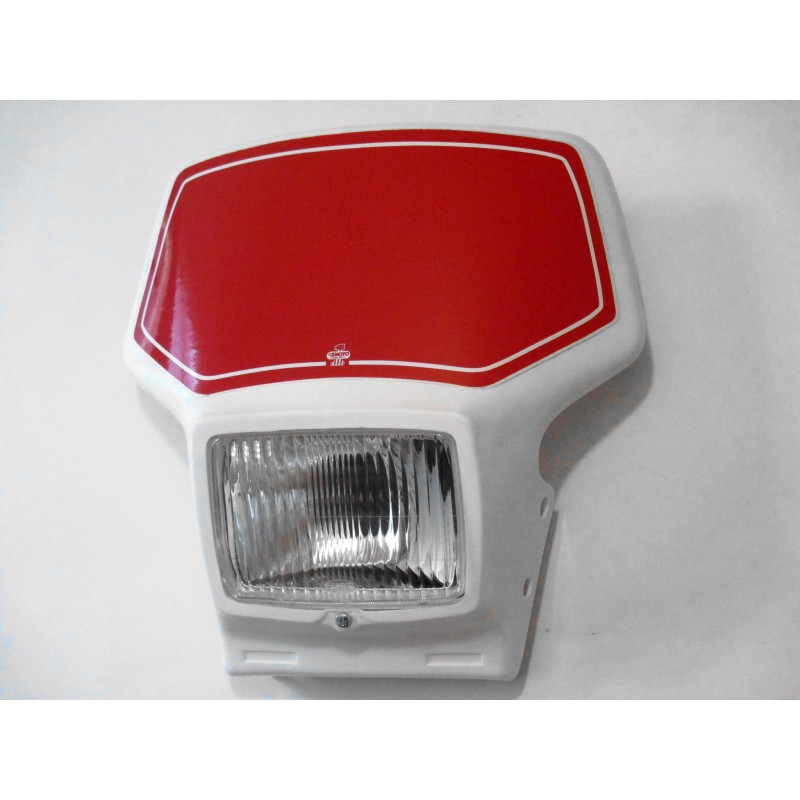 Plaquephare blanche type TT 350/600 & WRZ Enduro Vintage