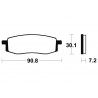 Plaquettes frein avant YZ 1985-88 / IT200 & TT 350/600