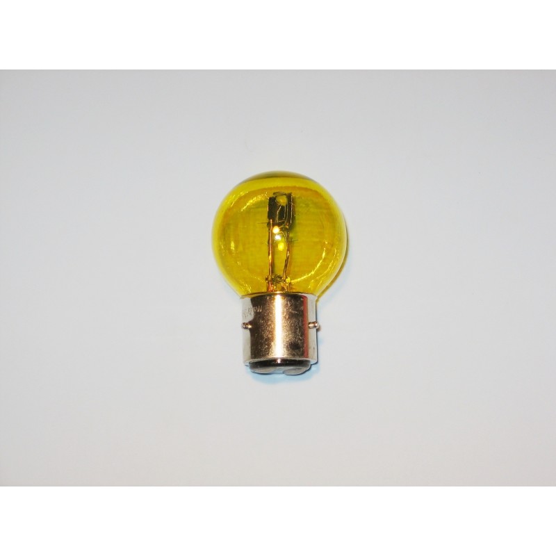 Ampoule de phare 6V 35/35W BA21D Jaune Enduro Vintage