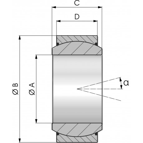 Rotule 15x25x13/12 Ohlins Remote & Piggy