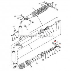 Bagues de silentbloc d'amortisseur IT-YZ d.18