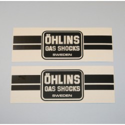 Autocollants OHLINS  long 1980-1982
