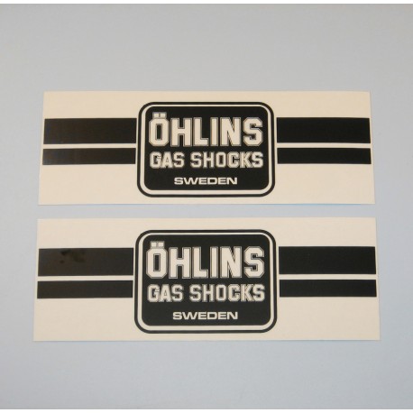 Autocollants OHLINS  long 1980-1982