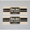 Autocollants OHLINS  long 1980-1982