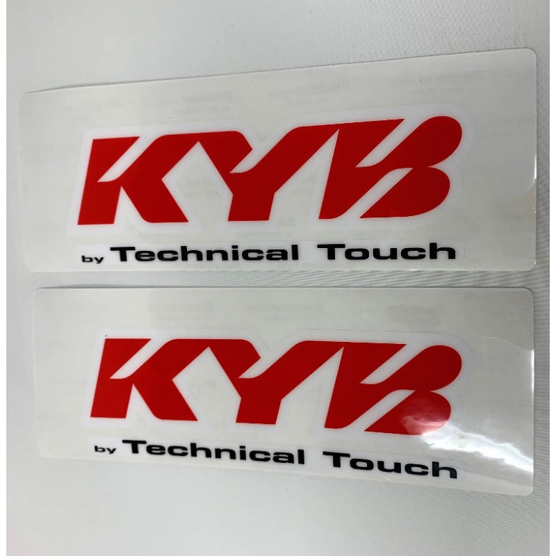 Stickers fourche Kayaba rouge KYB Technical Touch