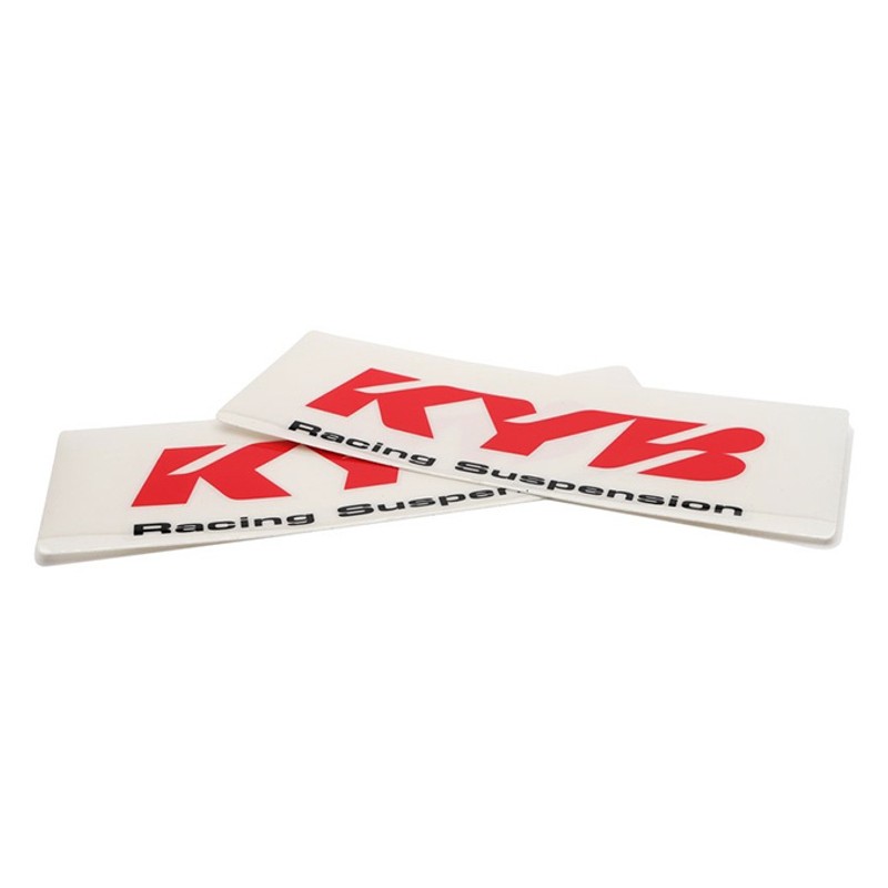 Stickers de fourche Kayaba rouge "Racing"