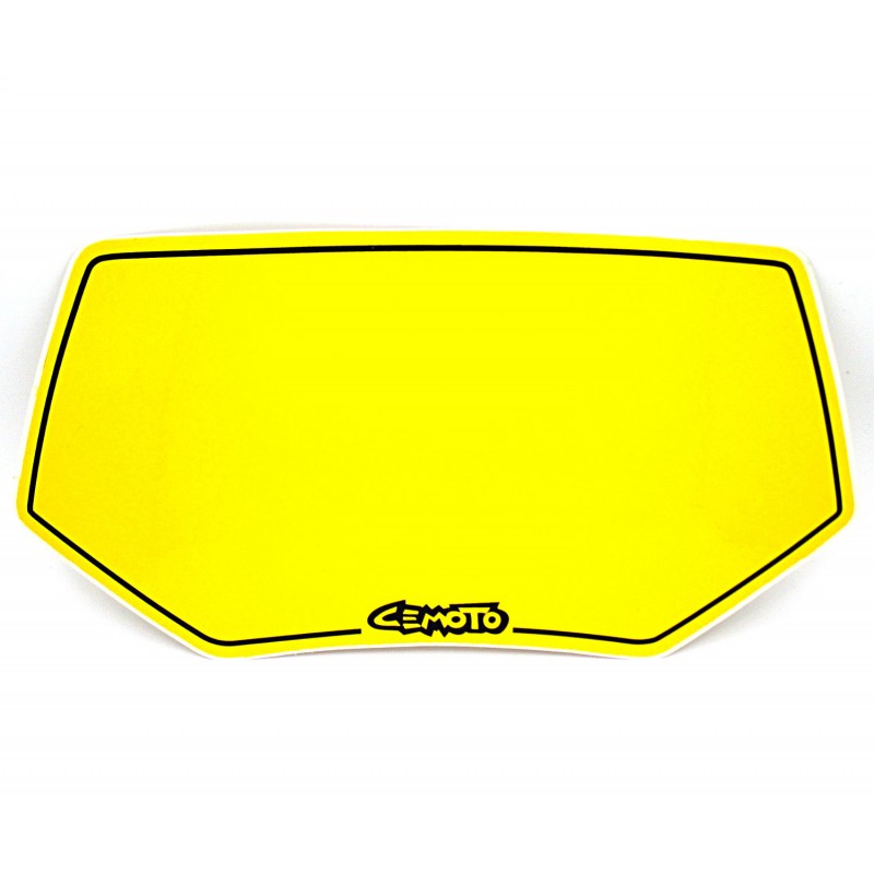 Fond de plaque-phare jaune type IT-TT-WRZ